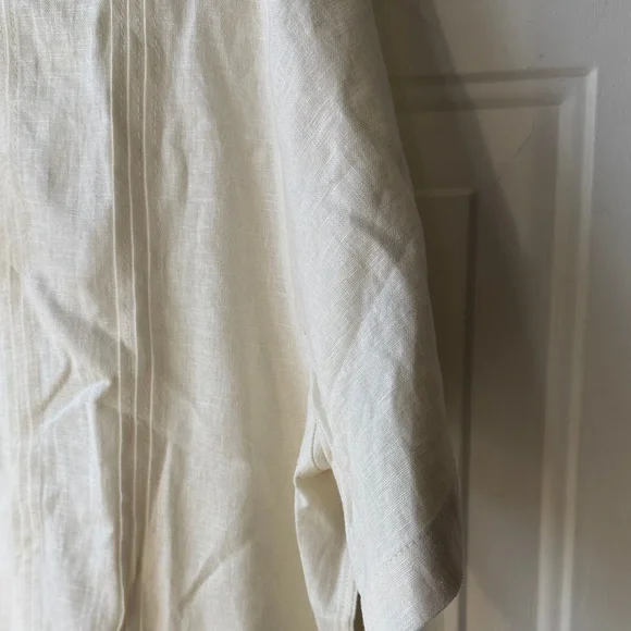 Scotch & Soda Men's Light Cream Button Down Shirt - Picture 11 of 12